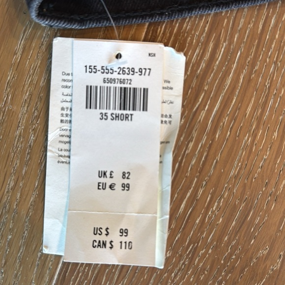 NWT Abercrombie & Fitch 90s high rise relaxed Jean womens 35/20’s distressed - Picture 5 of 12